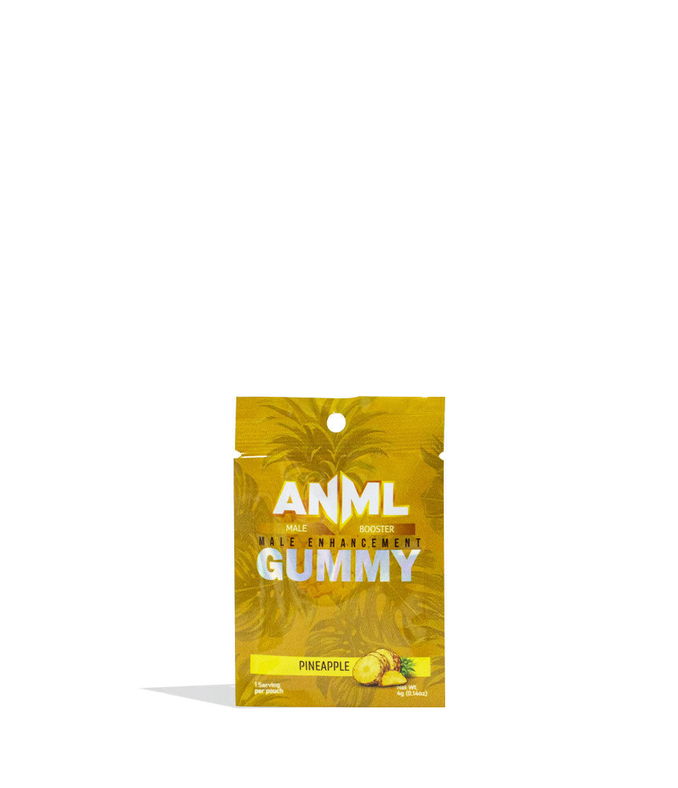 Pineapple ANML Male Enhancement Booster Gummies 30pk Front View on White Background