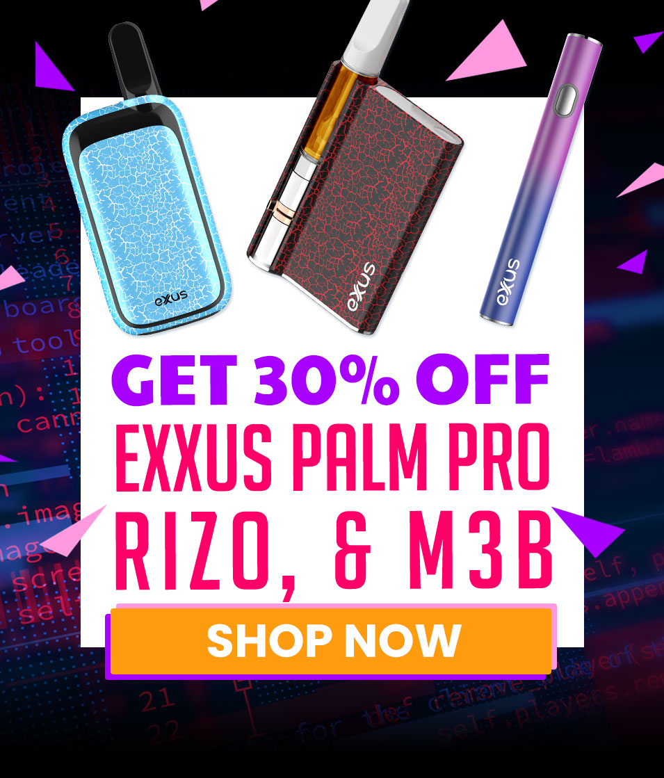 Cyber Monday Sale - Get 30% Off Exxus Palm Pro, Rizo, and M3B at Got Vape Wholesale