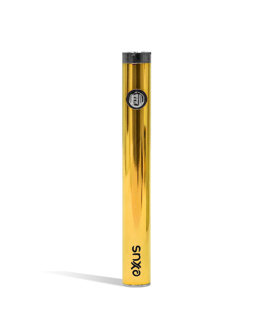 Gold Exxus Vape Slim VV 2.0 Cartridge Vaporizer 12pk front view on white background