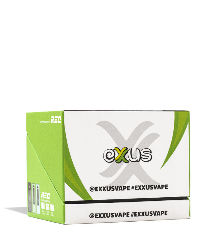 Exxus Vape REC Cartridge Vaporizer 12pk Side View on White Background