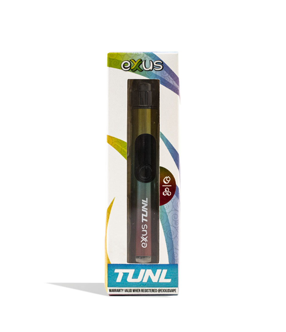 Full Color Exxus Vape TUNL Cartridge Vaporizer 12pk Packaging Front View on White Background