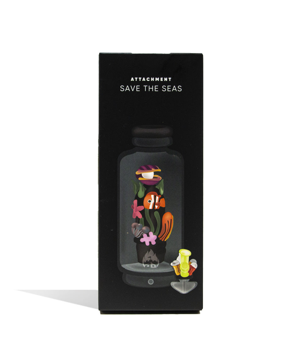 Save The Seas Empire Glassworks Puffco Peak Glass Attachment Packaging on white background