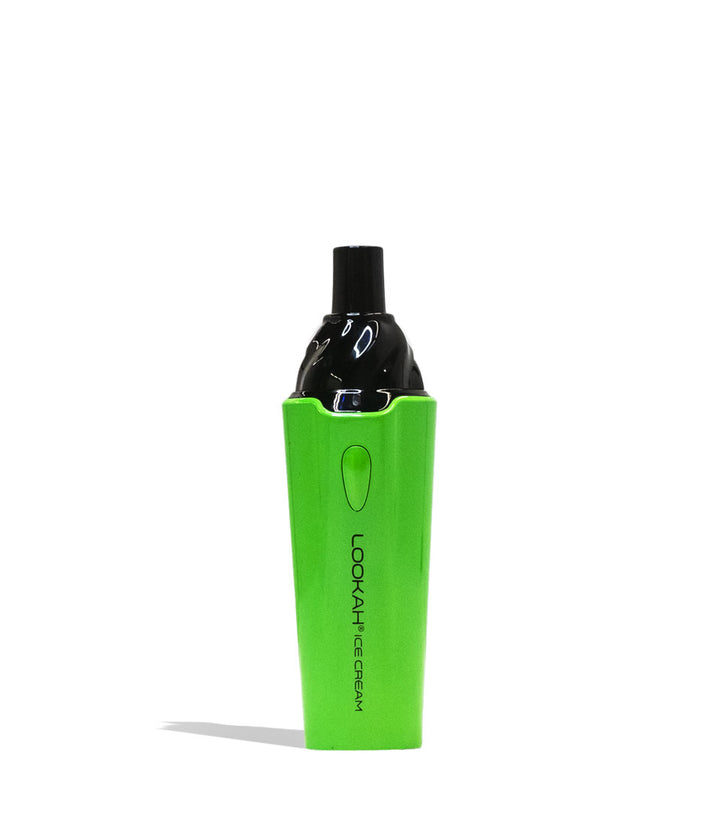 Green Lookah Ice Cream Dry Herb Vaporizer Front View on White Background