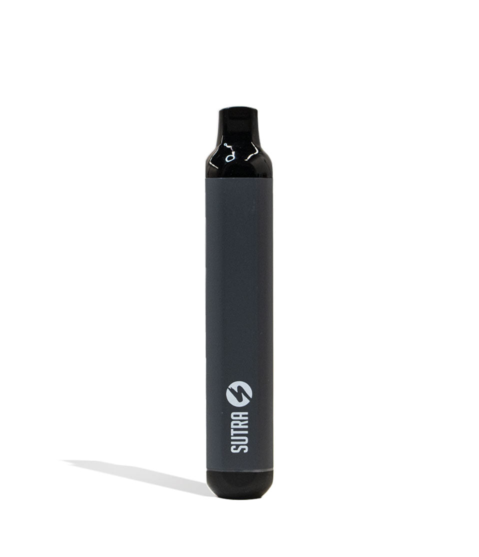 Gunmetal Sutra Vape SILO Auto Draw Cartridge Vaporizer Front View on White Background