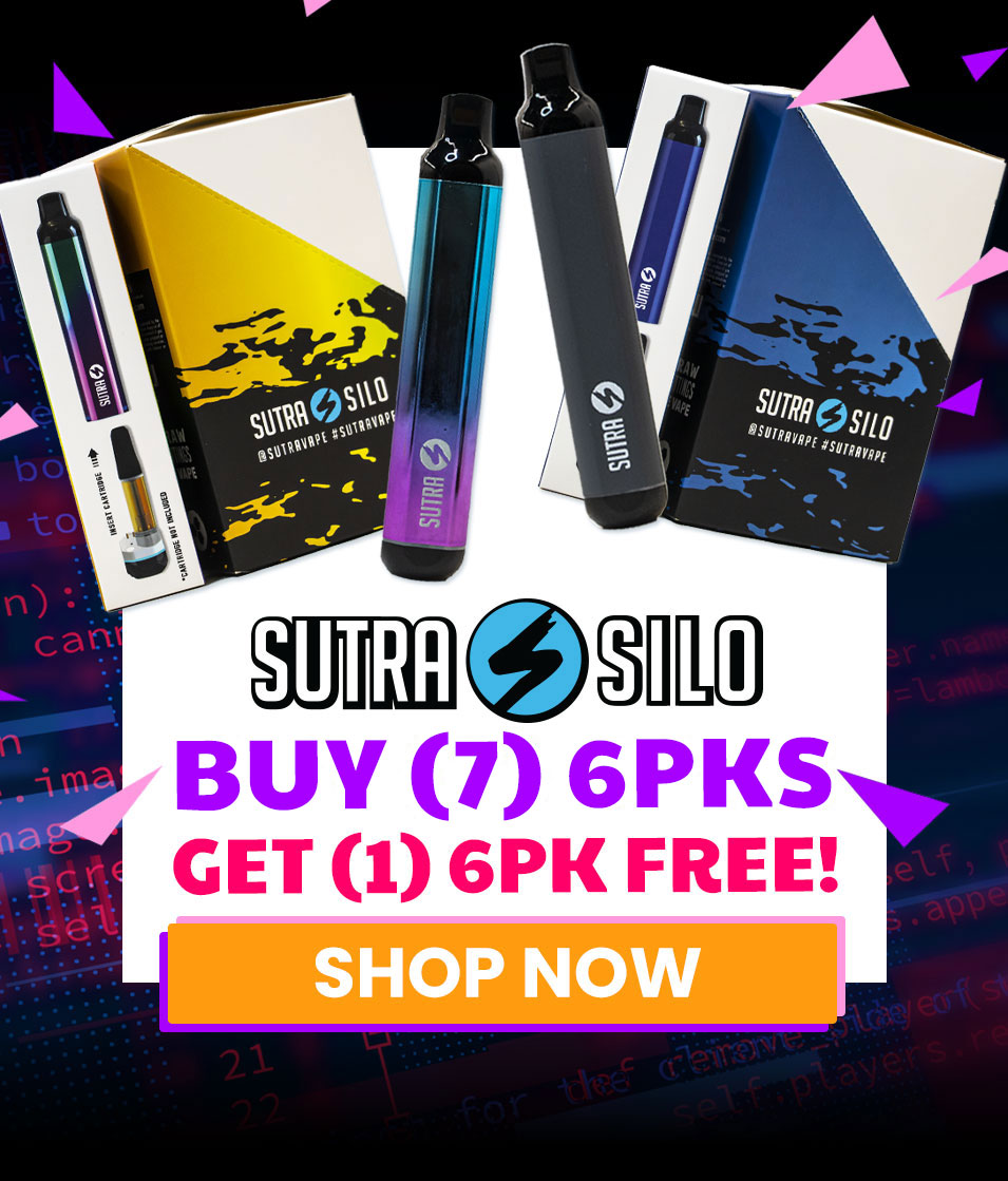 Cyber Monday Sale - Buy 7 Sutra Silo 6pk, Get 1 6pk Free at Got Vape Wholesale