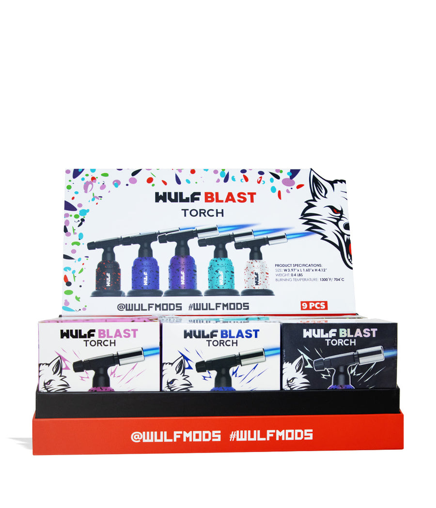 Wulf Mods Blast Butane Torch 9pk on white background