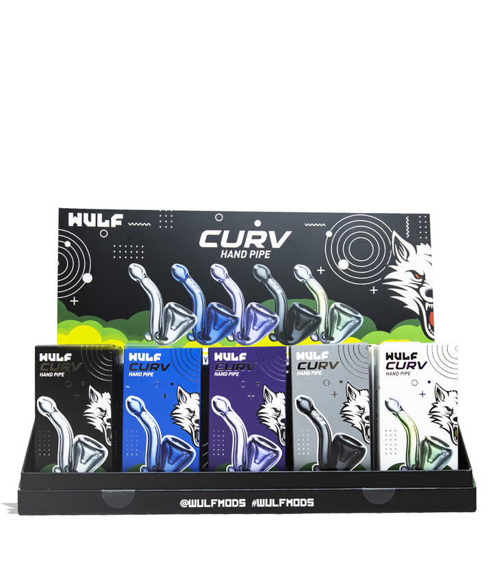 Wulf Mods Curv Hand Pipe 15pk Front View on White Background