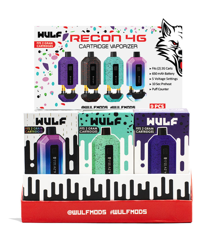 Wulf Mods Recon 4g Dual Cartridge Vaporizer 9pk