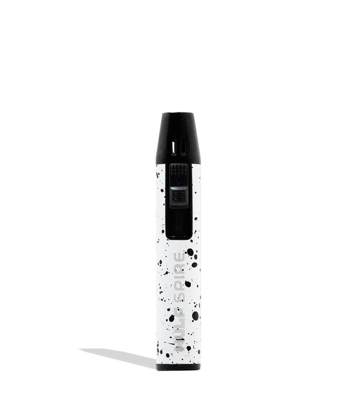 White Black Spatter Wulf Mods Spire Pen Torch 9pk Front View on White Background