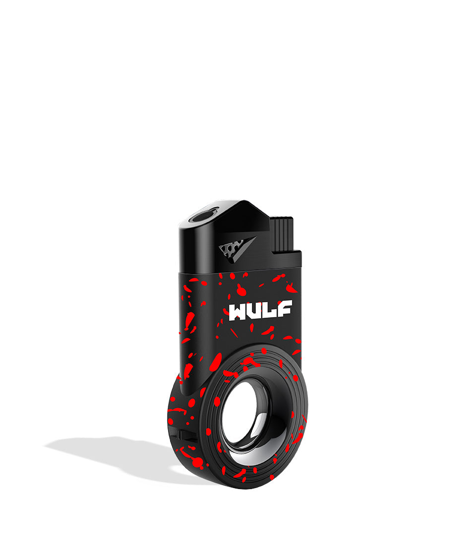 Black Red Spatter Wulf Mods Vert Inverted Torch 9pk on white background