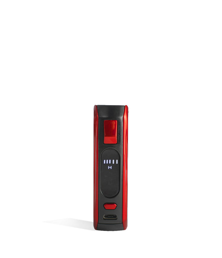 Black Red without Tank face view SMOK PRIV N19 30w Starter Kit on white studio background