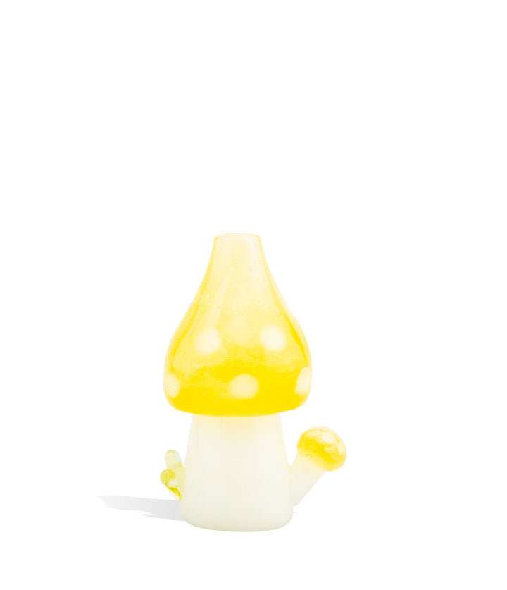 Sunshine Schrrom Empire Glassworks Puffco Peak Custom Bubble Cap on white studio background