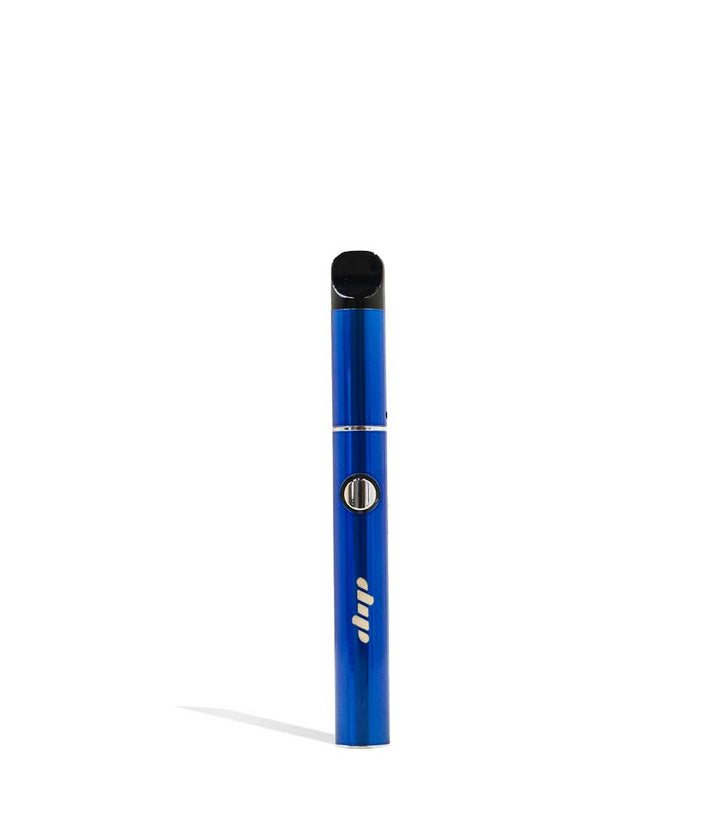 Ocean Blue Dip Devices Lunar Portable Concentrate Vaporizer on white studio background