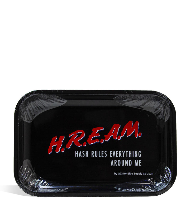 Elbo Glass H.R.E.A.M. Metal Rolling Tray large on white background