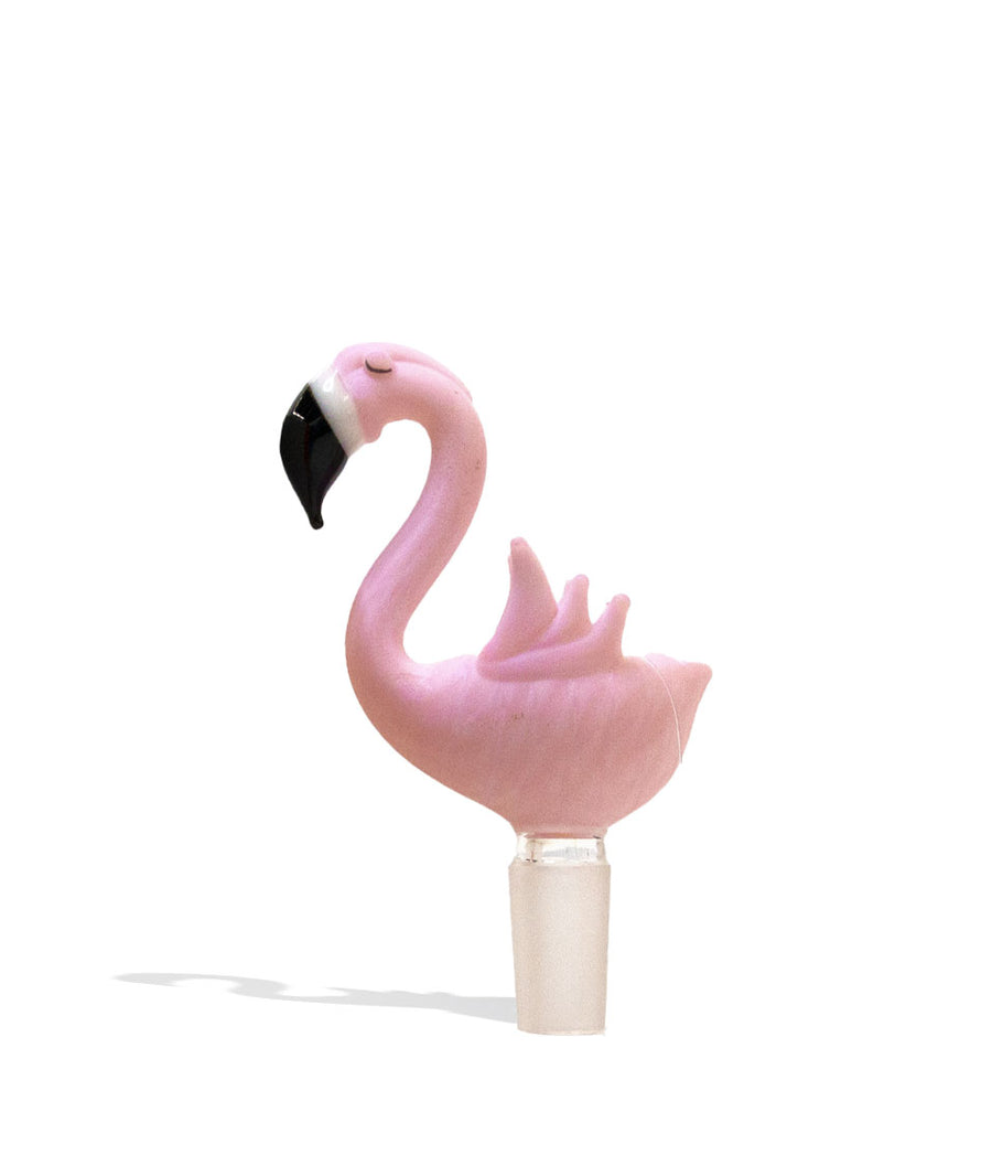 Empire Glassworks Pink Flamingo 14mm Bowl on white background