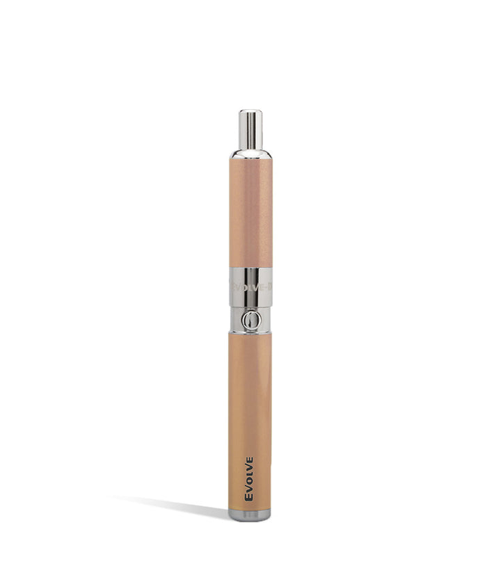 Champagne front view Yocan Evolve-D Dry Herb Vaporizer on white background