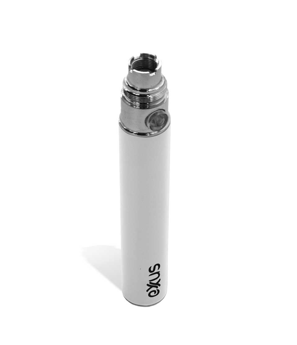 White above view Exxus Vape 900 Cartridge Vaporizer on white studio background