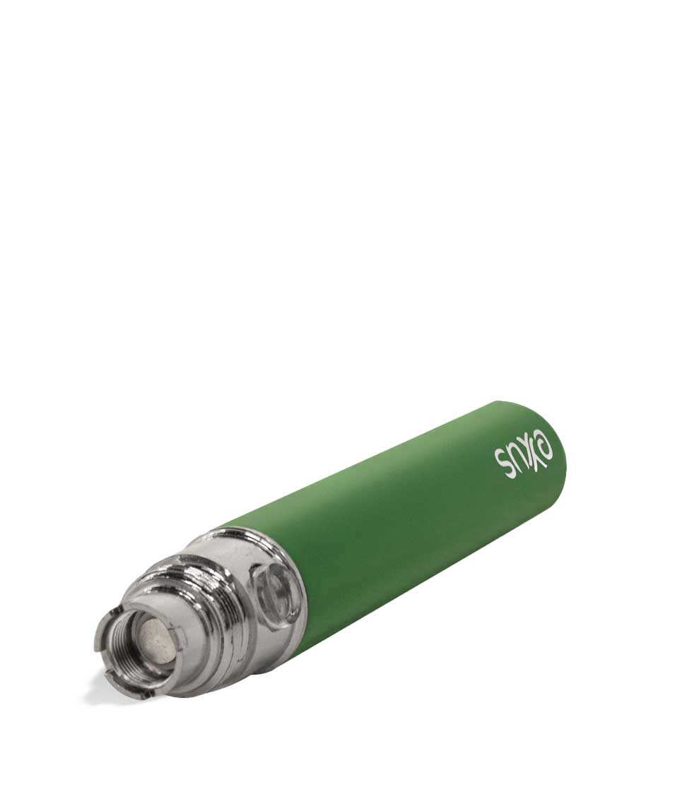 Cosmic Green top view Exxus Vape 900 Cartridge Vaporizer on white studio background