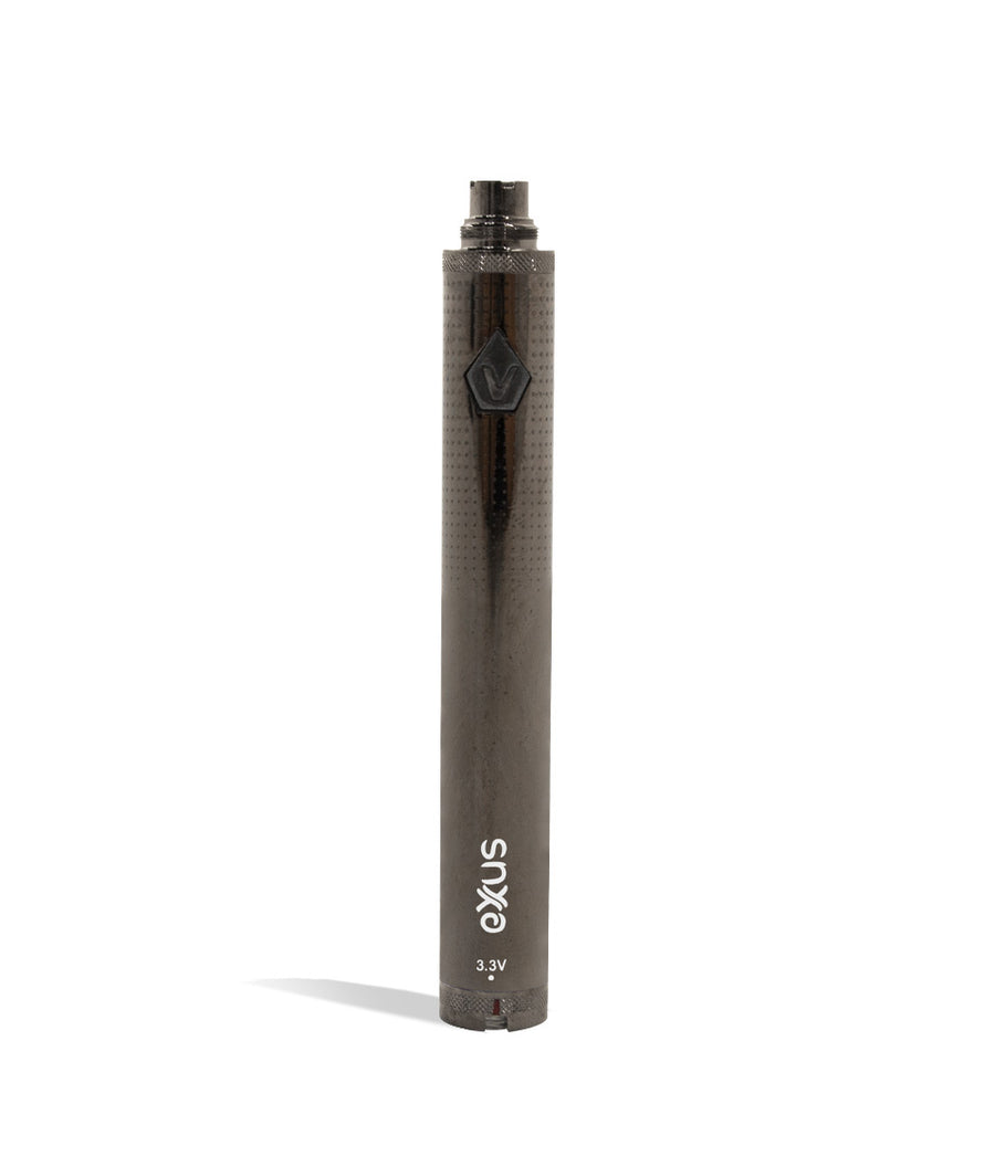 Gunmetal front view Exxus Vape 1600 Cartridge Vaporizer on white background