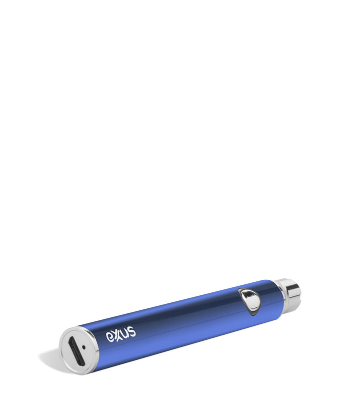 Cosmic Blue bottom view Exxus Vape Plus VV Cartridge Vaporizer on white background