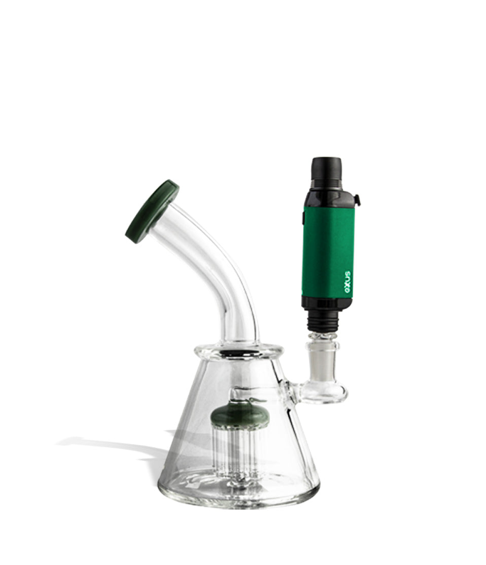 Green Rig Exxus Vape VRS 3 in 1 Vaporizer on white background