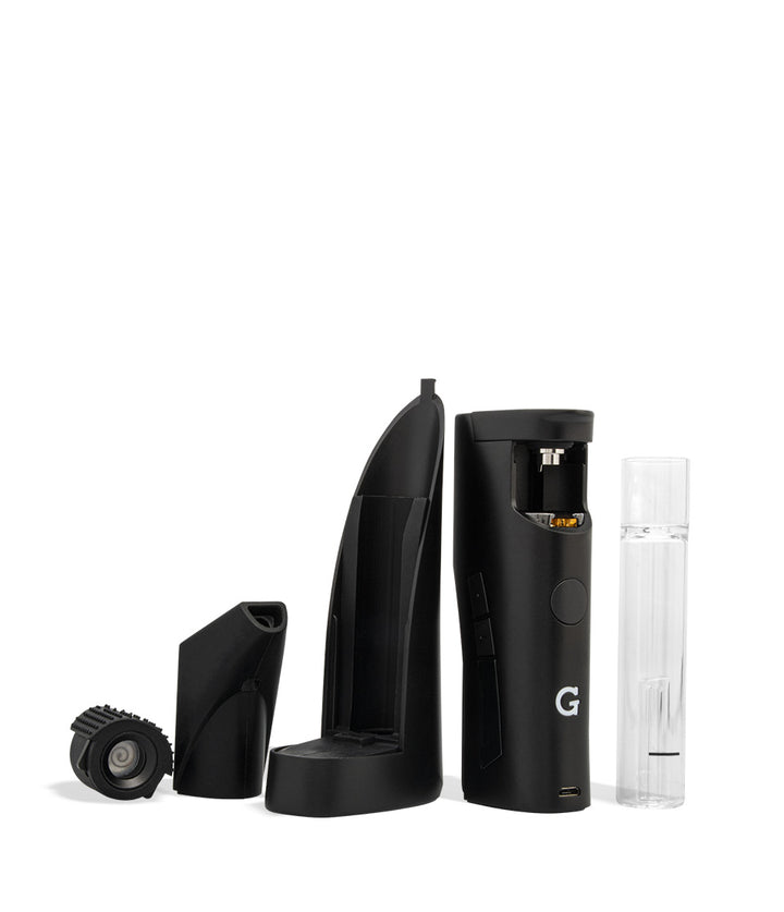 Black apat G Pen Roam Vaporizer on white studio background