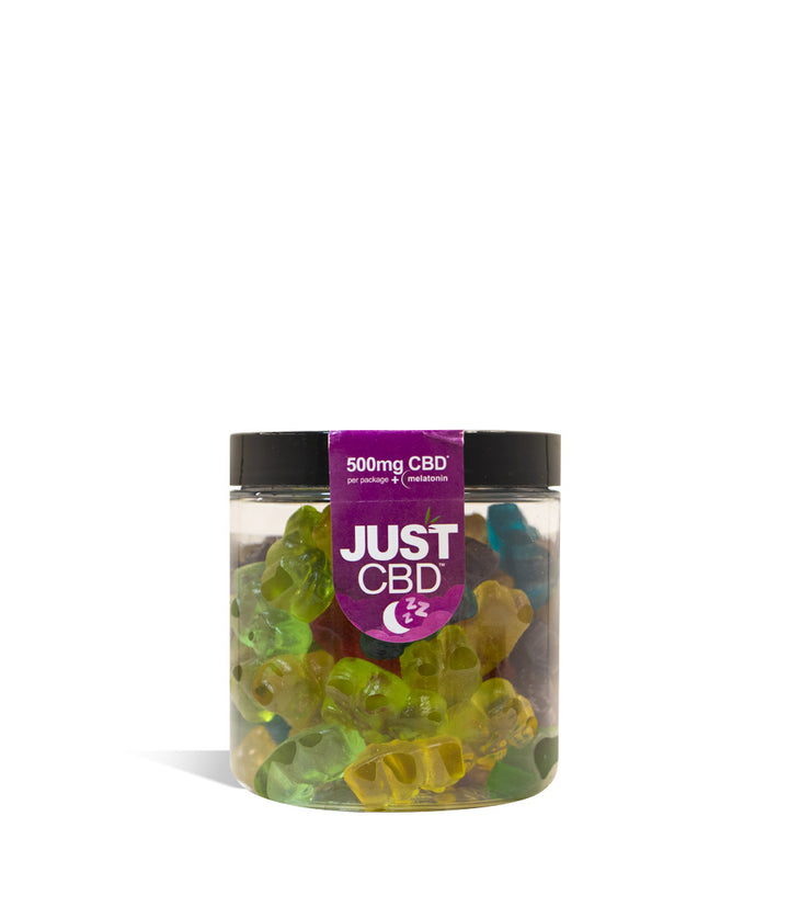 500mg Nighttime Bears Just CBD Candy on white background