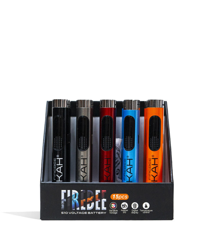 Lookah Firebee Cartridge Vaporizer 15pk Open View on White Background