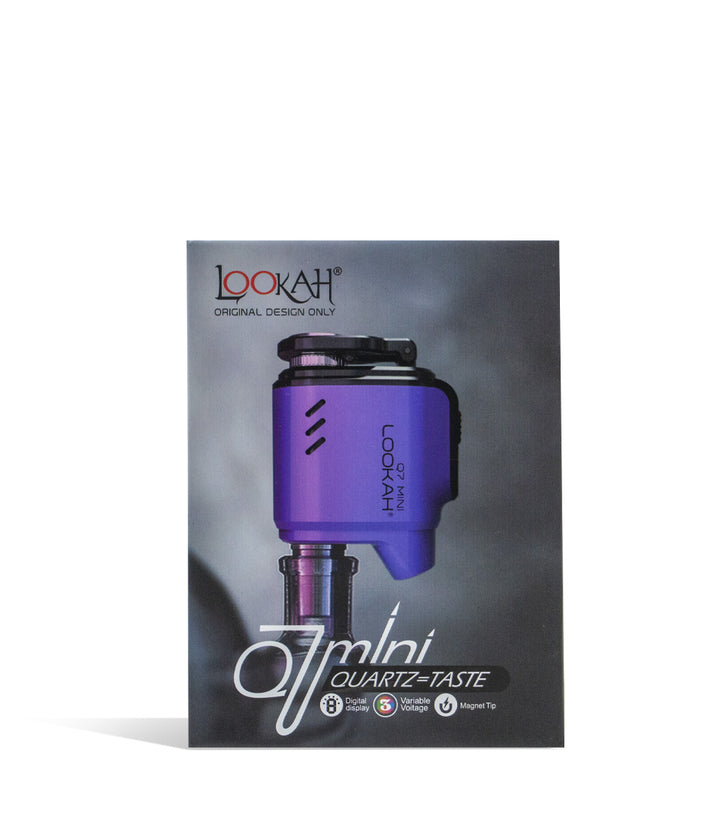 Purple Lookah Q7 Mini ENail Banger packaging on white background