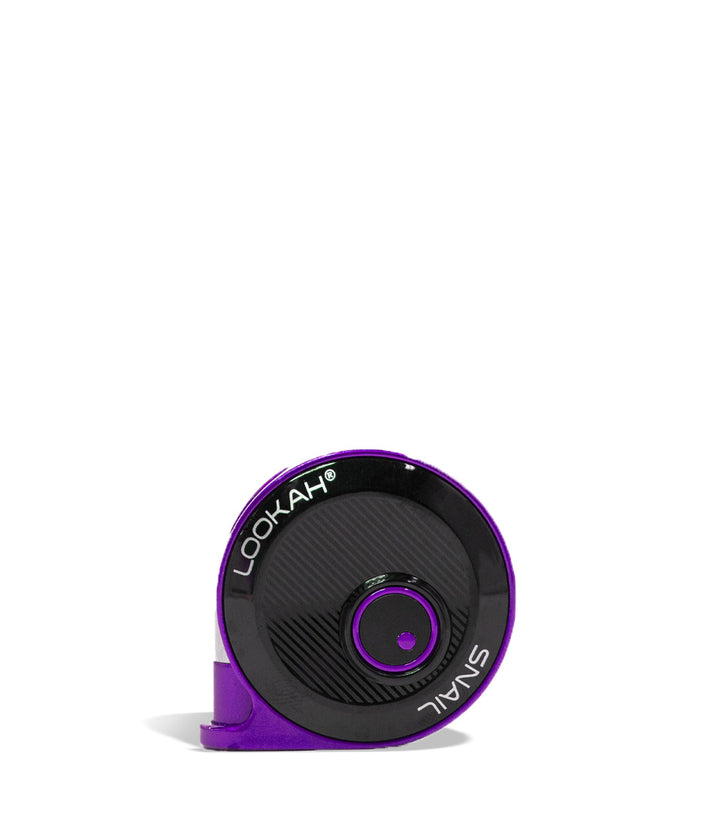 Purple front view Lookah Snail Cartridge Vaporizer on white background