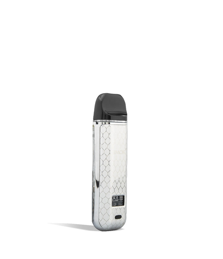 Silver Cobra side SMOK NOVO X 25w Pod System on white background