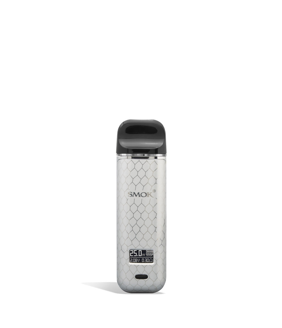 Silver Cobra front SMOK NOVO X 25w Pod System on white background