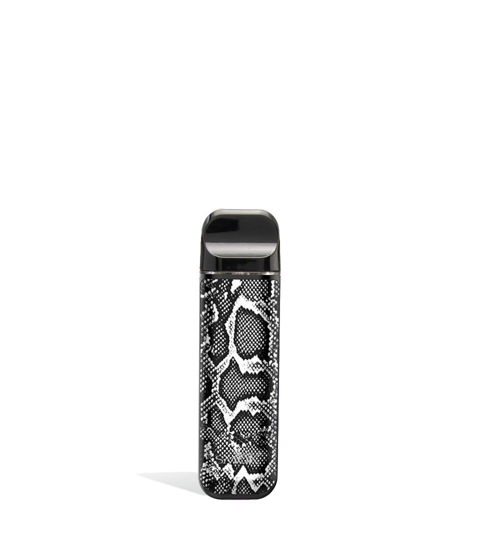 Black Snake Cobra front view SMOK NOVO 2 Ultra Portable Pod System Vaporizer on white studio background