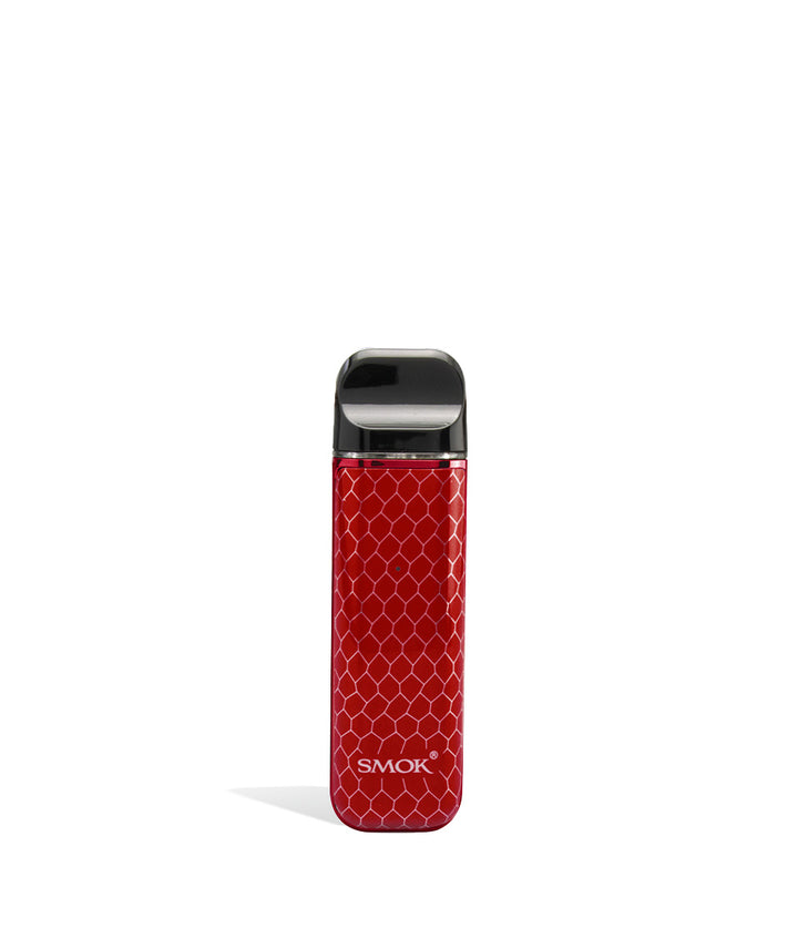 Red Cobra front view SMOK NOVO 2 Ultra Portable Pod System Vaporizer on white studio background