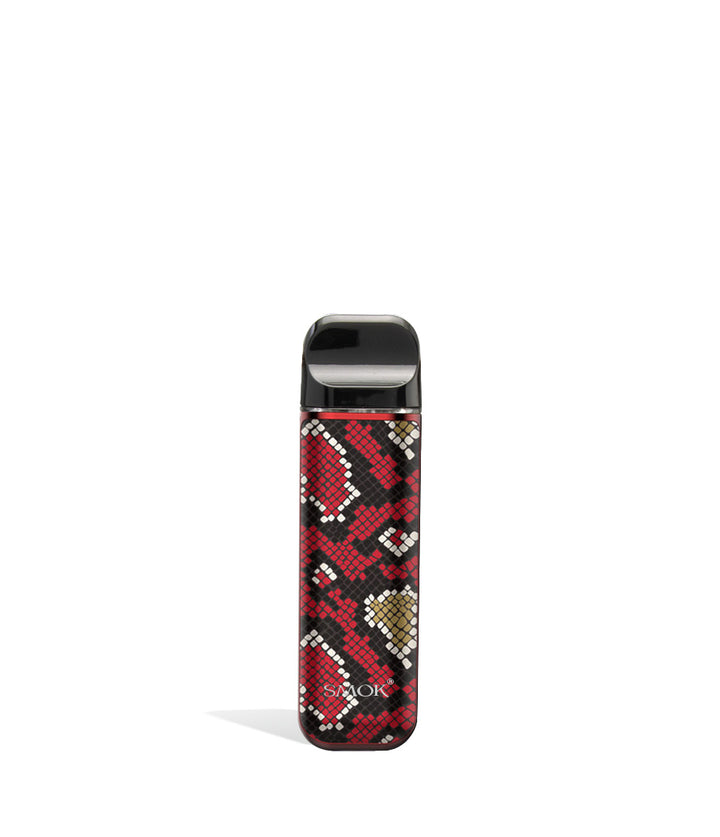 Red Snake Cobra front view SMOK NOVO 2 Ultra Portable Pod System Vaporizer on white studio background