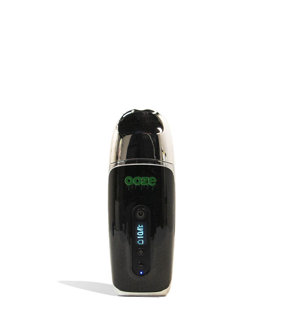 Cosmic Chrome Ooze Flare Dry Herb Vaporizer Front View on White Background