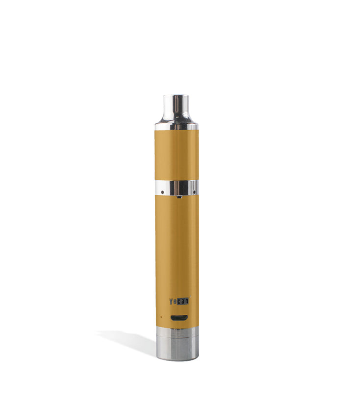 Orange Yocan Magneto Concentrate Vaporizer on white studio background 