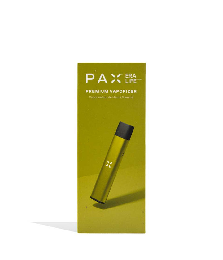 Packaging PAX Era Life Pod System on white studio background