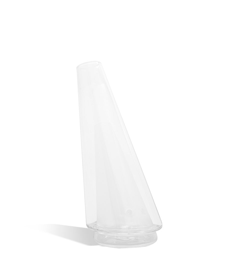 Glass Attachment Puffco Peak Desktop Dab Rig on white studio background