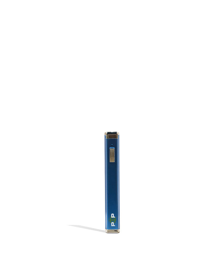 Blue POP Gear 500mah Cartridge Vaporizer 10pk Front View on White Background