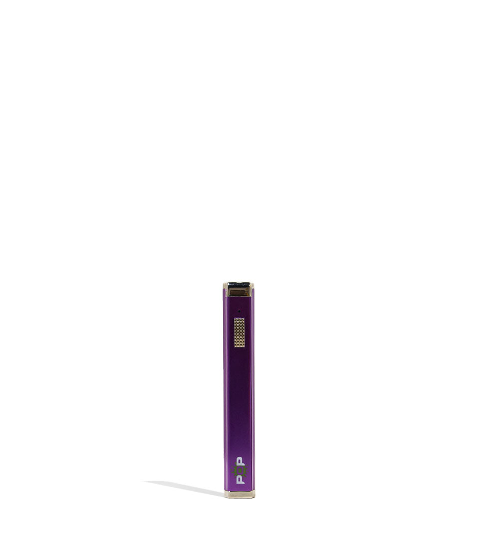 Purple POP Gear 500mah Cartridge Vaporizer 10pk Front View on White Background