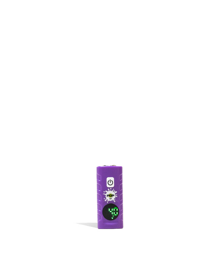 Purple POP Hit Gear 500mah VV Cartridge Vaporizer 12pk Front View on White Background