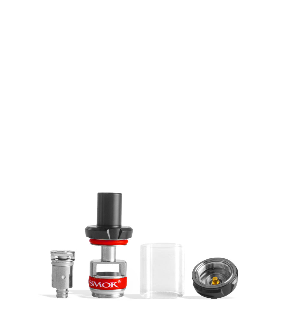 Tank apart SMOK PRIV N19 30w Starter Kit on white studio background