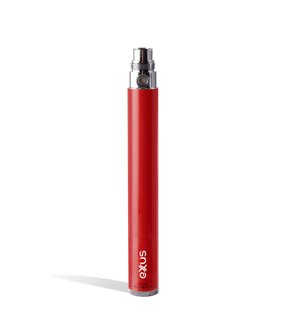 Red Exxus Vape Twist 1100 mah Battery on white background