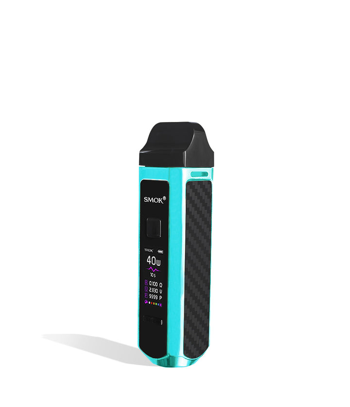 Tiffany Blue SMOK RPM40 Pod Mod Kit side view on white background