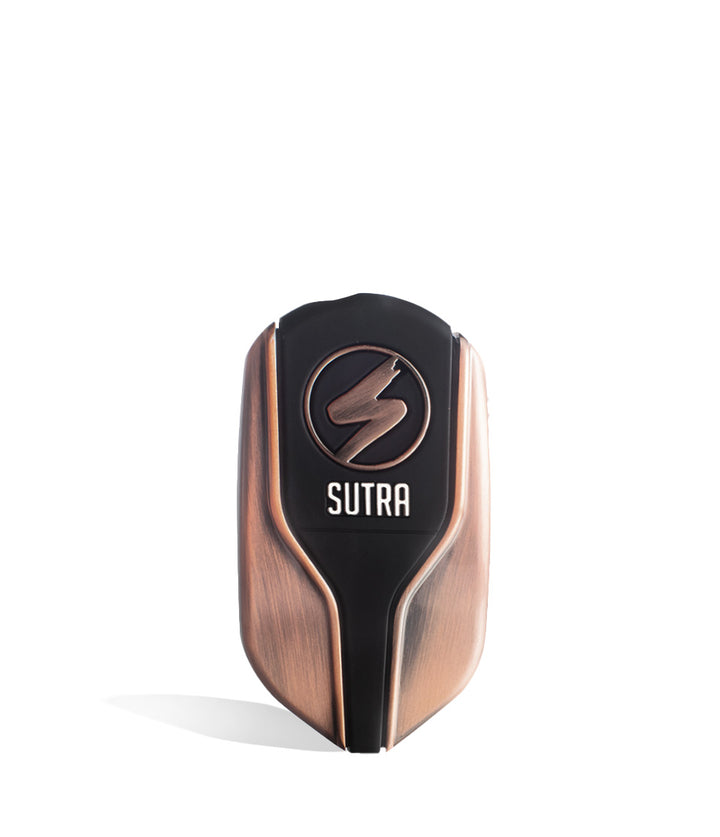 Front bronze Sutra Vape Squeeze Cartridge Vaporizer on white studio color