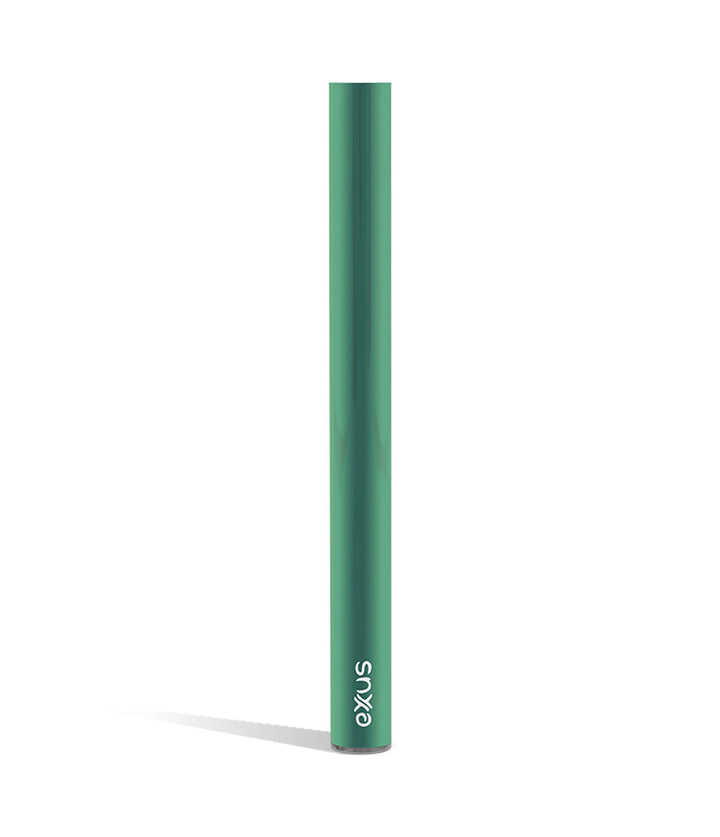 Cosmic Green front view Exxus Vape Tap VV Auto Draw Cartridge Vaporizer on white studio background