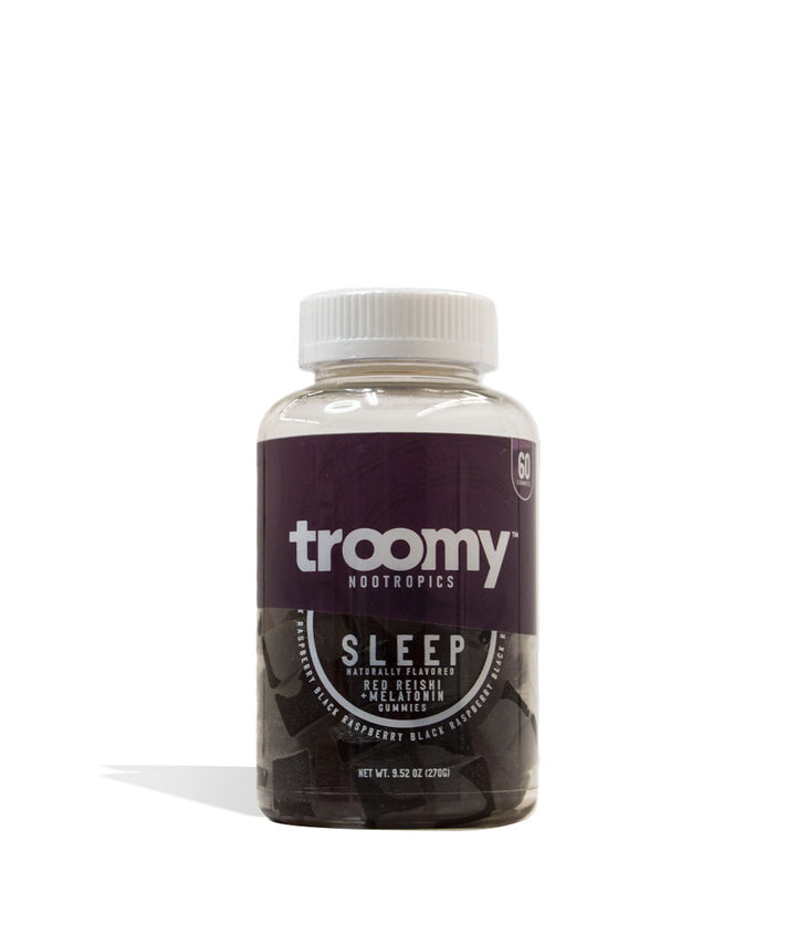 Sleep Black Raspberry Troomy Nootropics Gummies 60pk Front View on White Background