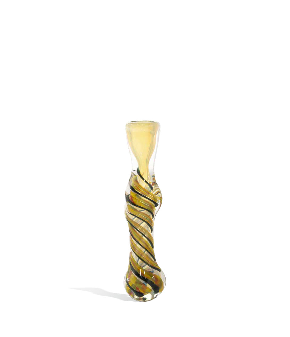 Twisted Body Fumed Chillum on white background