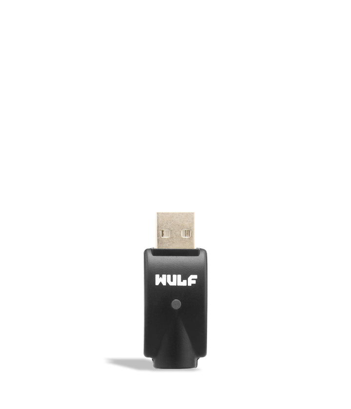 USB charger Wulf Mods SLK Vape Pen on white studio background